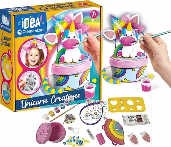 Clementoni Idea креативен комплект с еднорог