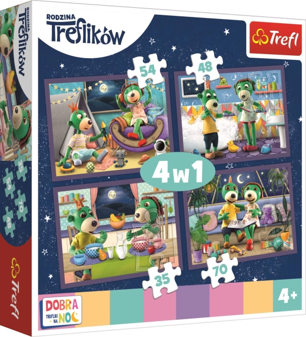 Puzzle Good Night Treflici - Evening Rituals 4in1