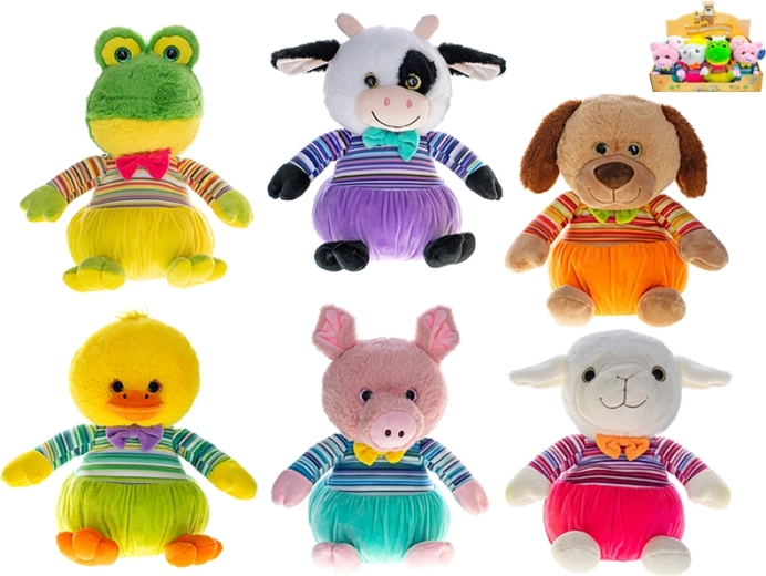 Plush Animal in Outfit 15 cm for Babies