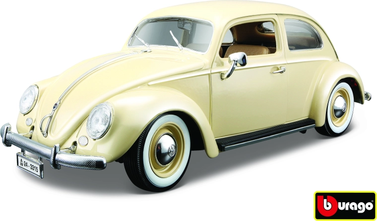 BBU Volkswagen Käfer-Beetle 1955 бежов модел автомобил 1:18