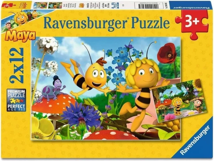 Ravensburger puzzle Bee Maya world 2x12 pieces