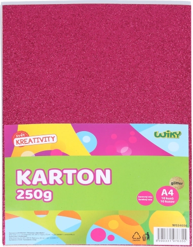 A4 Cardboard Shimmering Glitter