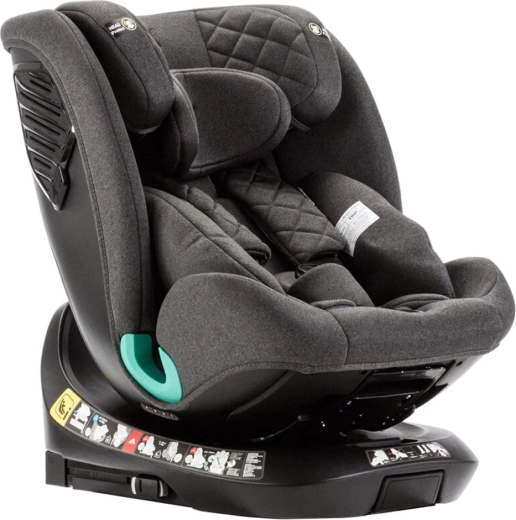 Adamex Trip car seat with 360° rotating base black (40–150 cm)