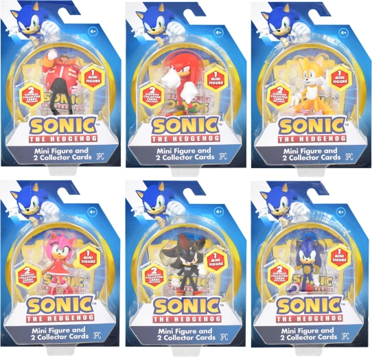 Sonic мини фигурка с 2 колекционерски карти