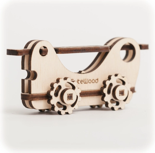 CuteWood дървен 3D пъзел пожарна кола