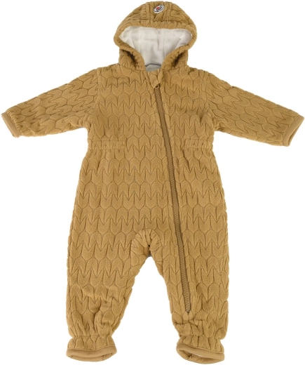 Lodger Skier Empire fleece snowsuit dark honey 0–3 months