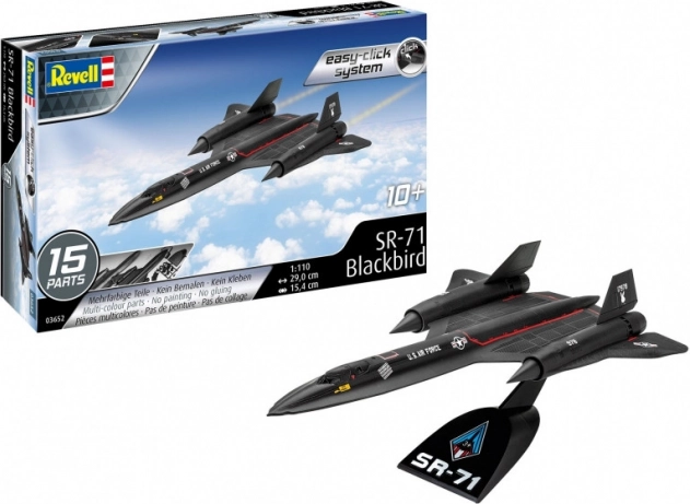 Пластиков модел SR-71 Blackbird Easy-Click 1:110