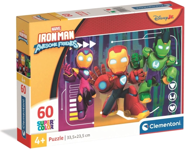 Пъзел Iron Man и невероятни приятели 60 части CLEMENTONI