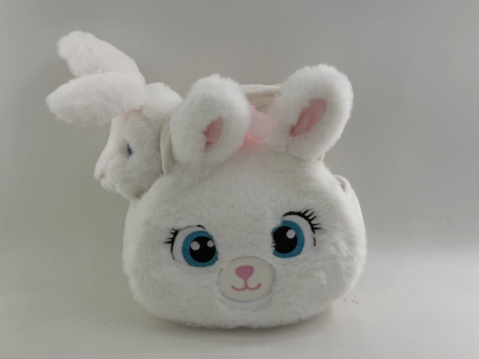 Plush Bunny in a Bunny-Shaped Handbag