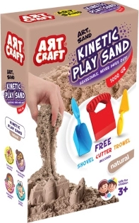 Art Craft кинетичен пясък, натурален, 1 кг