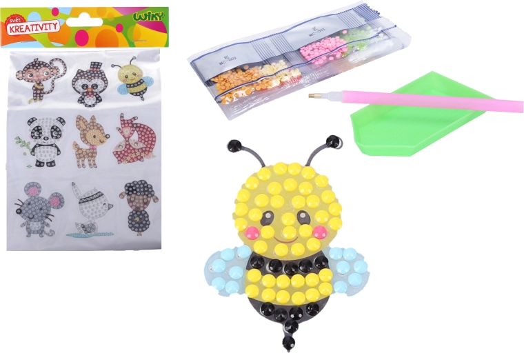 Creative Diamond Animal Sticker Set