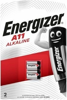 Energizer E11A alkaline batteries, 2 pcs
