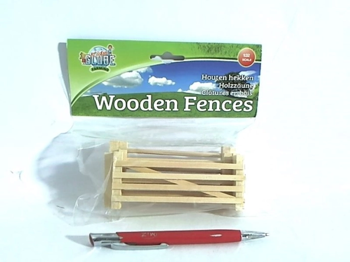Kids Globe wooden fence 1:32 (6 pieces)