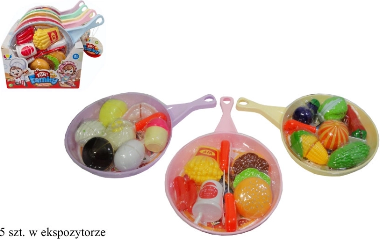 Play Pan with Food for Little Chefs