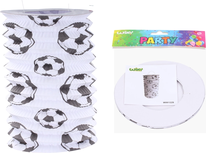Football cylinder lantern 15 cm