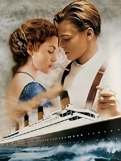 Norimpex диамантено рисуване Titanic: Jack a Rose 30 × 40 cm