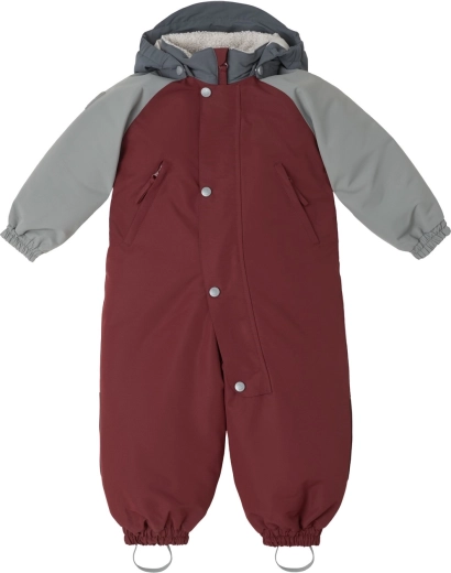 Зимен гащеризон Leokid Color Block Redwood, размер 80 (12–18 месеца)