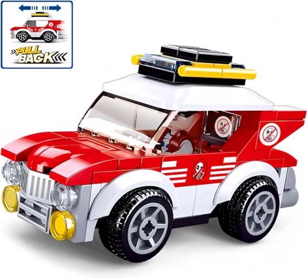 Sluban Town състезателна количка – навиващa се конструкторска игра