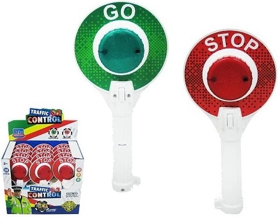 Children's Police STOP Handheld Traffic Sign (Light-Up)