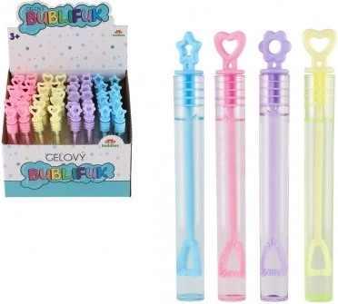 Сапунени мехури с гел пълнител 10,5 см, 4 цвята