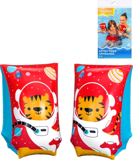 Bestway Kids' Swimming Arm Bands – Astronaut Tiger