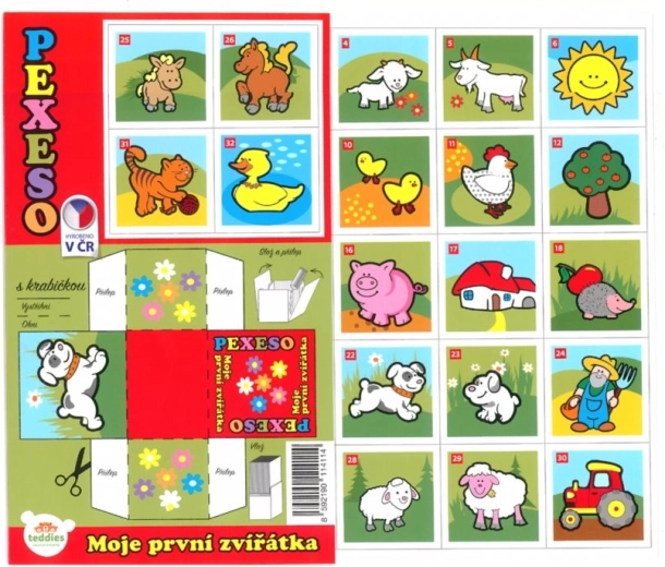 My First Animals Memory Game