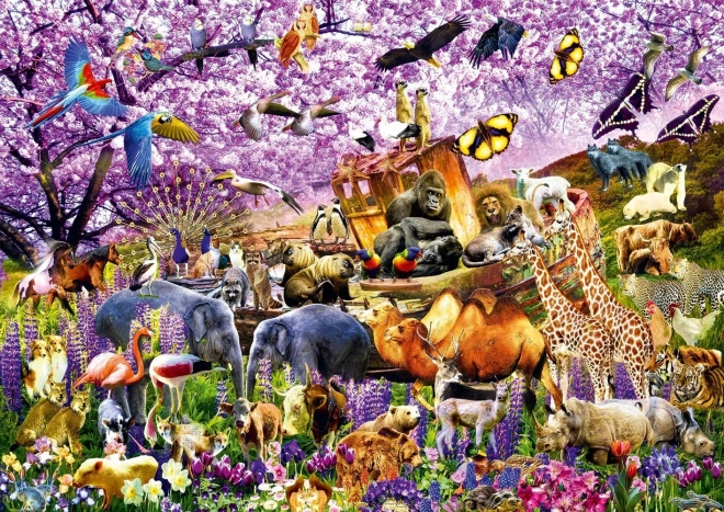 Bluebird Puzzle Two by Two onto Noah’s Ark 1000 pieces