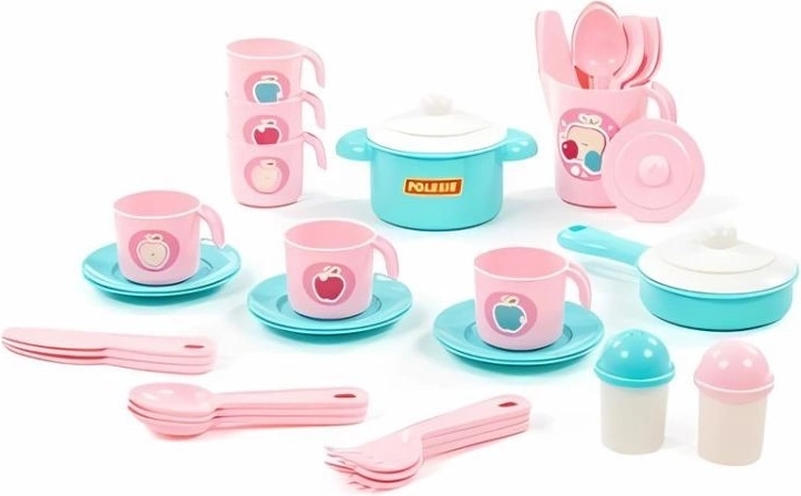 Nastenka Dish Set for 6 People, 38 Pieces