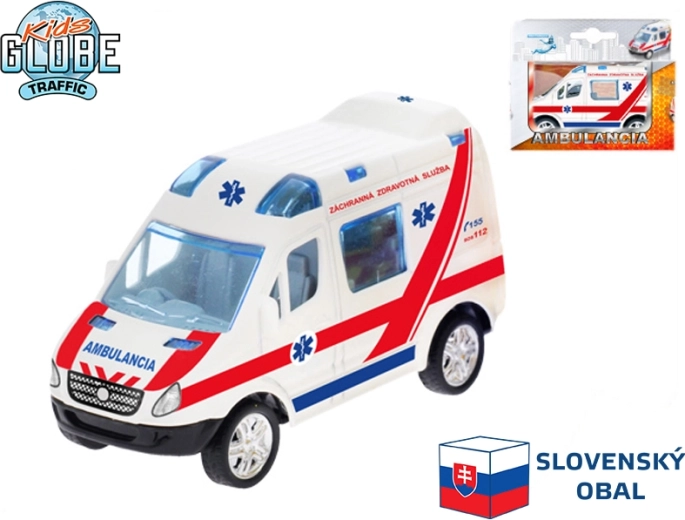 Kids Globe Traffic словашка линейка с обратен ход 8 cm