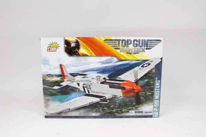 Cobi Top Gun P-51 Mustang building set 1:35 with pilot