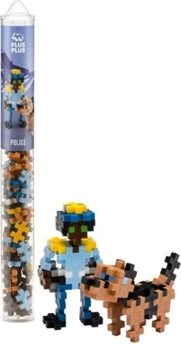 Plus-Plus Police building set in a tube (100 pcs)