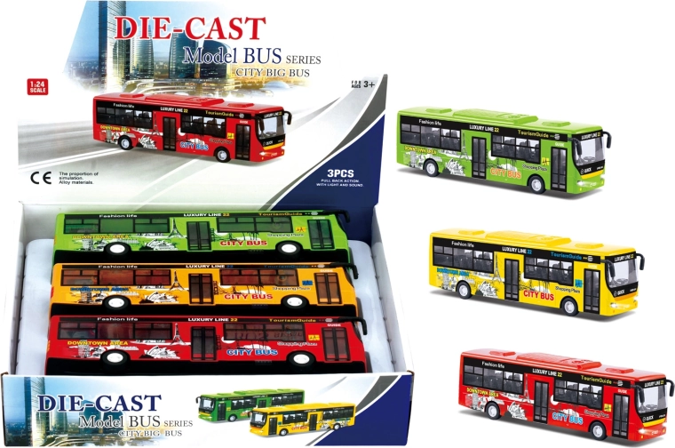Bus 1:23 – toy for children, 3 variants
