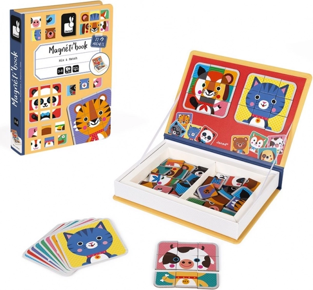 Janod Magnetic Book Animals - Puzzle
