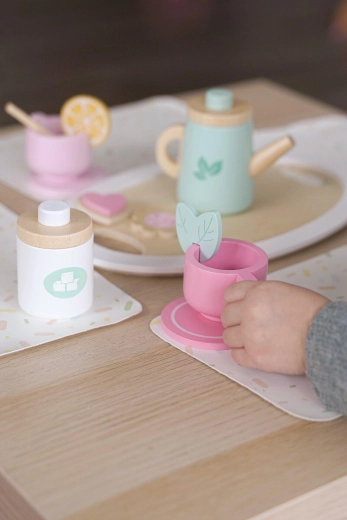 Дървен чаен комплект Teatime