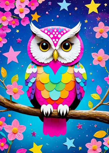 Enjoy Puzzle Starry Owl 1000 Pieces