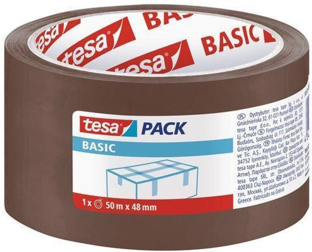 Опаковъчна лента 48 mm × 50 m кафява Tesa