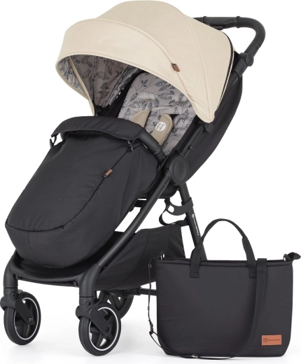 Спортна количка PETITE&MARS Royal3 с черна конструкция – черна iron green