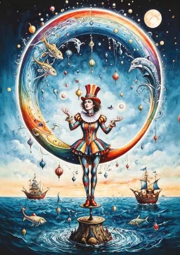 Sea Acrobat Puzzle 1500 Pieces ART PUZZLE