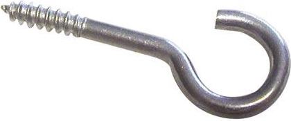Кука за полилей 80 mm, гланцирана – опаковка 100 бр.