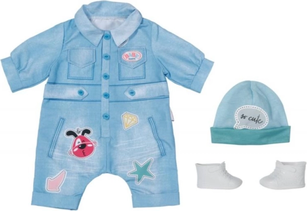 Дънков гащеризон Deluxe за кукла