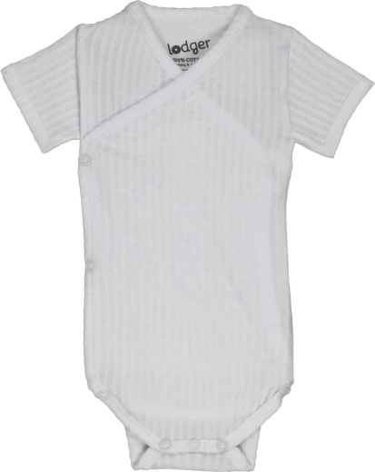 Lodger breathable short-sleeve bodysuit seersucker Cloud Dancer size 56