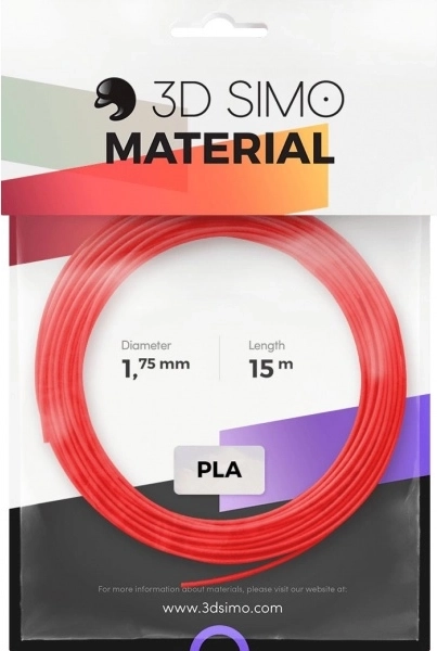 PLA filament for 3D pens and printers 1.75 mm, color mix 15 m