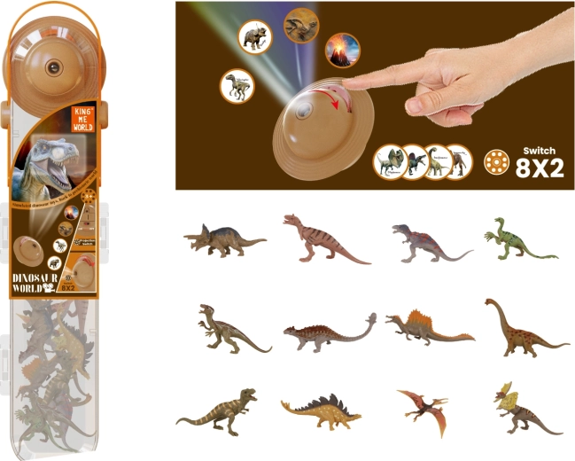 Plejo Dinosaur Projector with Figurine Set
