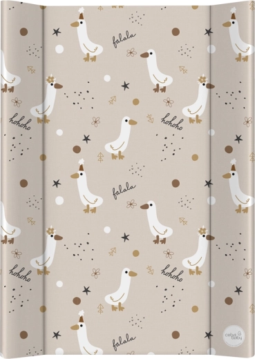Ceba Baby мека подложка за повиване, профилирана (двустранна) 50 × 70 см Basic Crazy Ducks