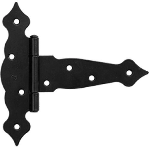 Decorative triangular hinge 125 × 40 × 160 mm, black powder coating