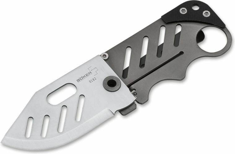Джобен нож за носене на врат Böker Plus Credit Card Knife, 5,8 см, G10 и титан