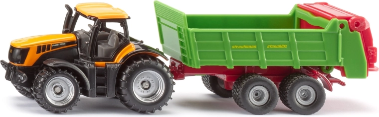 Siku JCB tractor with Strautmann universal spreader