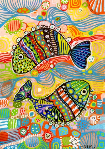 Enjoy Dancing Fish Puzzle 1000 Pieces