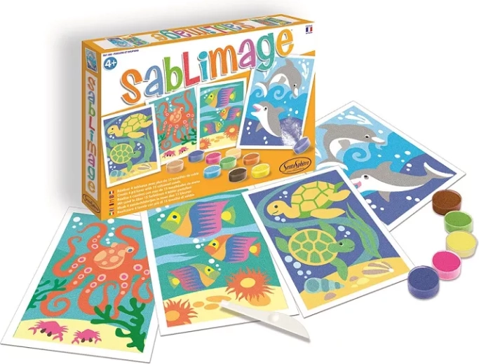Sentosphere Sablimage mini пясъчни картинки риби и делфини