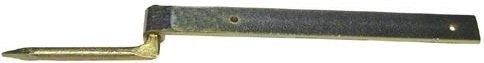 Hinge for pin 300 mm yellow zinc-plated